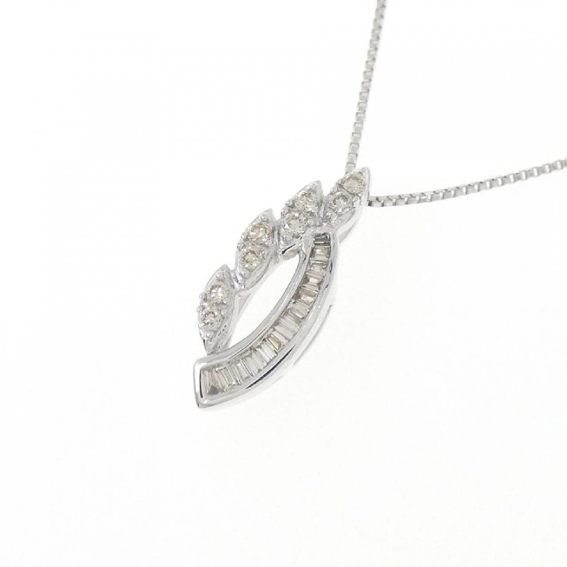 Dây chuyền kim cương K18WG 0.13CT - Hàng hiệu Chính hãng 868256