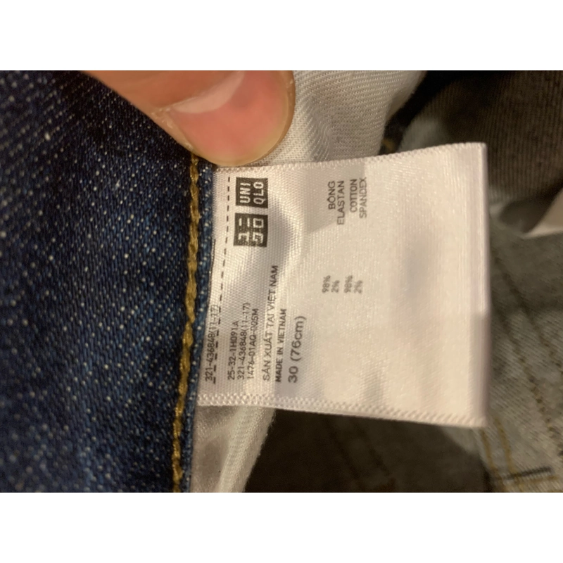 Quần jean Uniqlo size 30 hàng chính hãng 323639