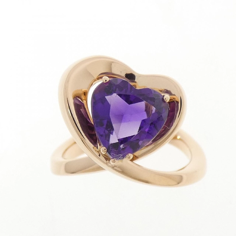 Nhẫn Amethyst Hình Trái Tim Ponte Vecchio - Hàng hiệu Chính hãng 835388