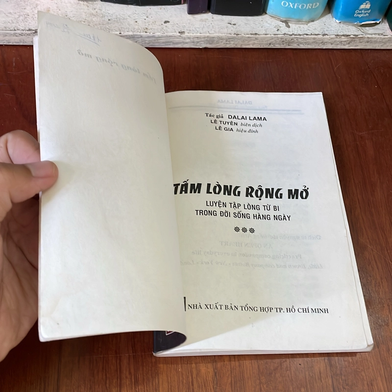 II Tựa sách: Tấm Lòng Rộng Mở - DALAI LAMA - 2003 543274
