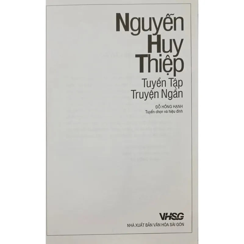 Tuyển tập truyện ngắn Nguyễn Huy Thiệp 662405