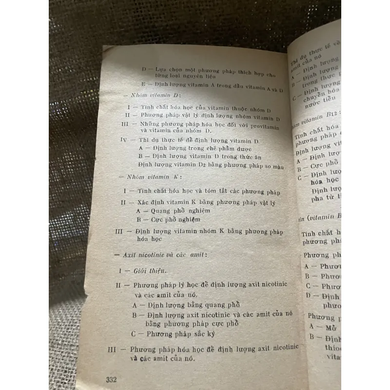 Định lượng vitamin - 330 trang - Viện kiểm nghiệm  926143
