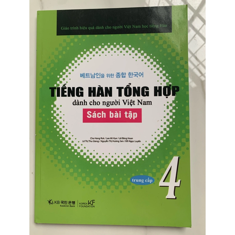 Bộ 5 quyển sách bài tập Tiếng Hàn từ cơ bản đến nâng cao 381340