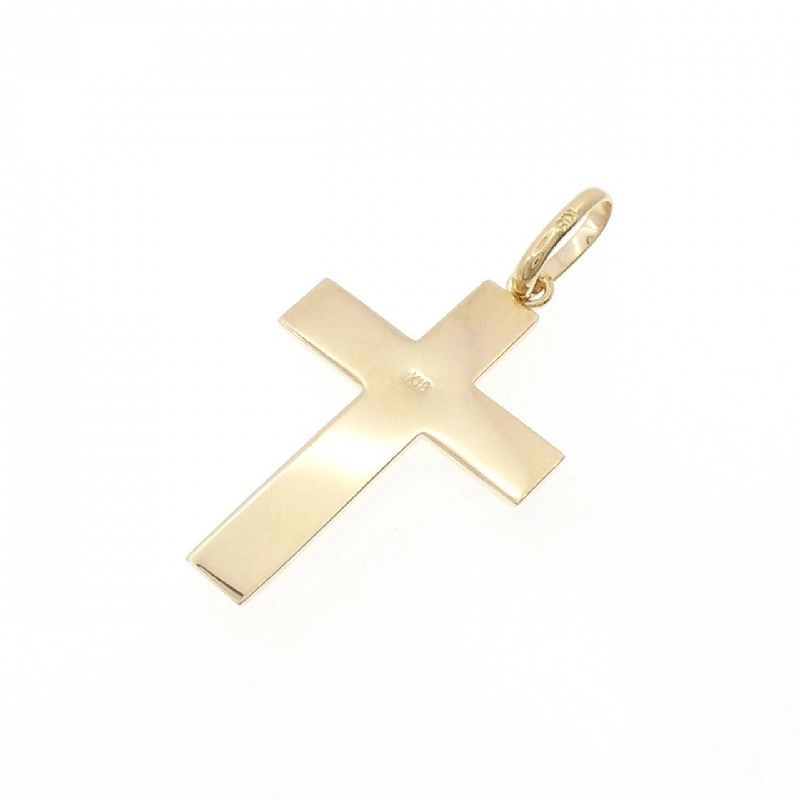 K18YG Mặt dây chuyền hình chữ thập - Hàng hiệu Chính hãng 863853