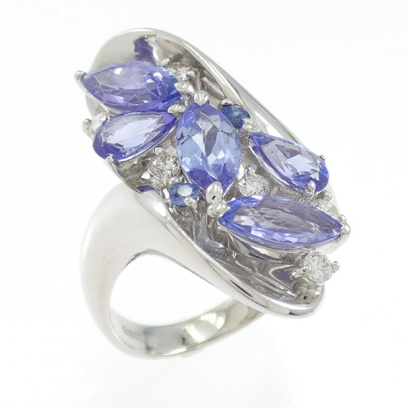 Nhẫn đá màu PT900 667758