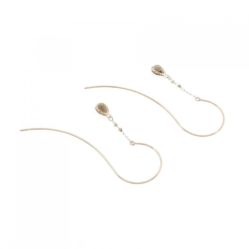 K10YG/K10WG Đá quý khói Bông tai - Hàng hiệu Chính hãng 869515