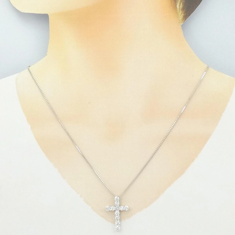 Dây chuyền kim cương PT900/PT850 1.50CT - Hàng hiệu Authentic 859285