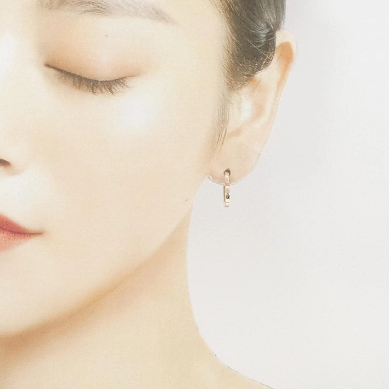 K18PG Bông tai hình trái tim một bên - Hàng hiệu Chính hãng 868804