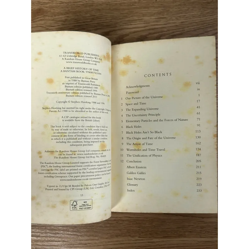 A Brief History of Time - Stephen Hawking 782924