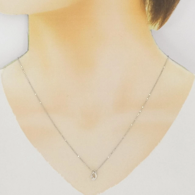 Dây chuyền kim cương PT900/PT850 0.06CT - Hàng hiệu Authentic 858364