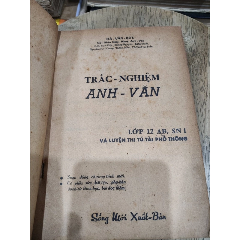 Trắc Nghiệm Anh Văn - Hà Văn Bửu 1006763