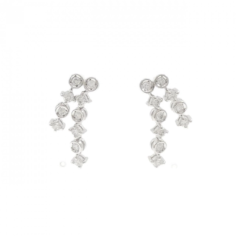 K18WG Bông tai kim cương 1.00CT - Hàng hiệu Chính hãng 865882