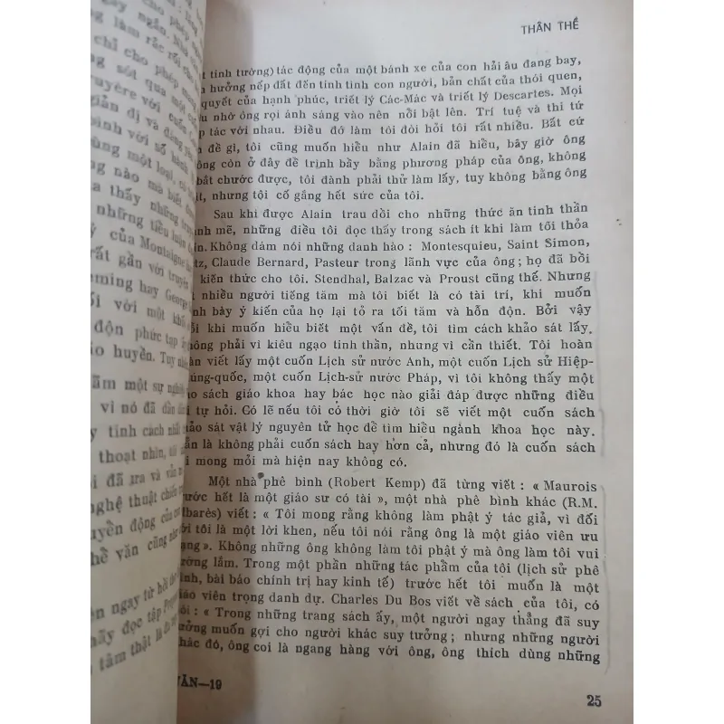 VĂN - SỐ 19 - ANDRÉ MAUROIS TỰ THUẬT 932826