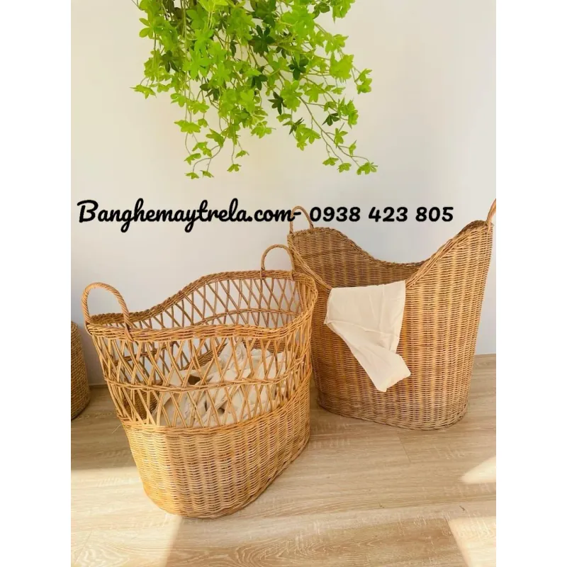Giỏ mây tre đan để đồ 683166