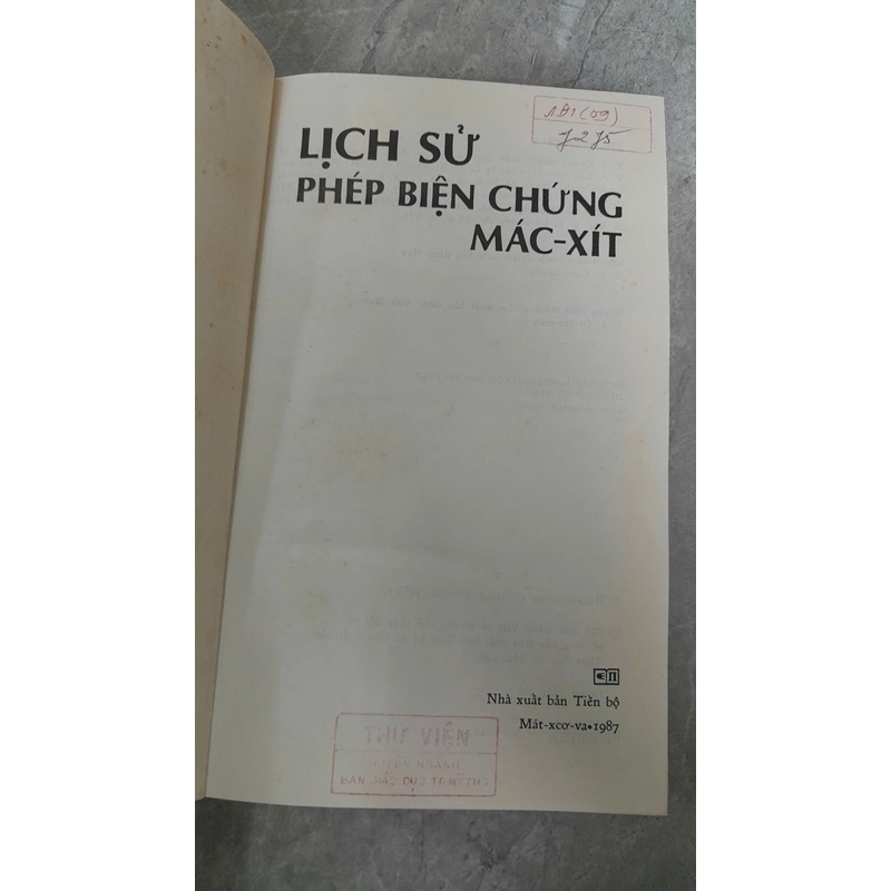 LỊCH SỬ PHÉP BIỆN CHỨNG MÁC - XÍT 383863