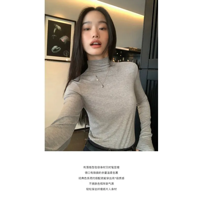 Áo thun giữ nhiệt Newtag hãng Pusumede chính hãng mỏng mịn, giữ ấm size M 606193