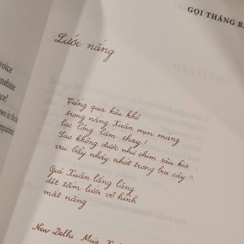Gọi tháng Ba - Hàm Anh - Calling My March - Trịnh Lữ (Chuyển ngữ) 462597