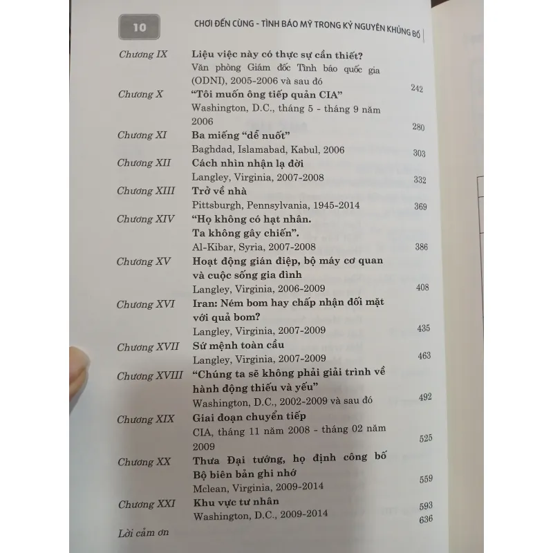 CHƠI ĐẾN CÙNG: TÌNH BÁO MỸ TRONG KỶ NGUYÊN KHỦNG BỐ - MICHAEL V.HAYDEN 977345