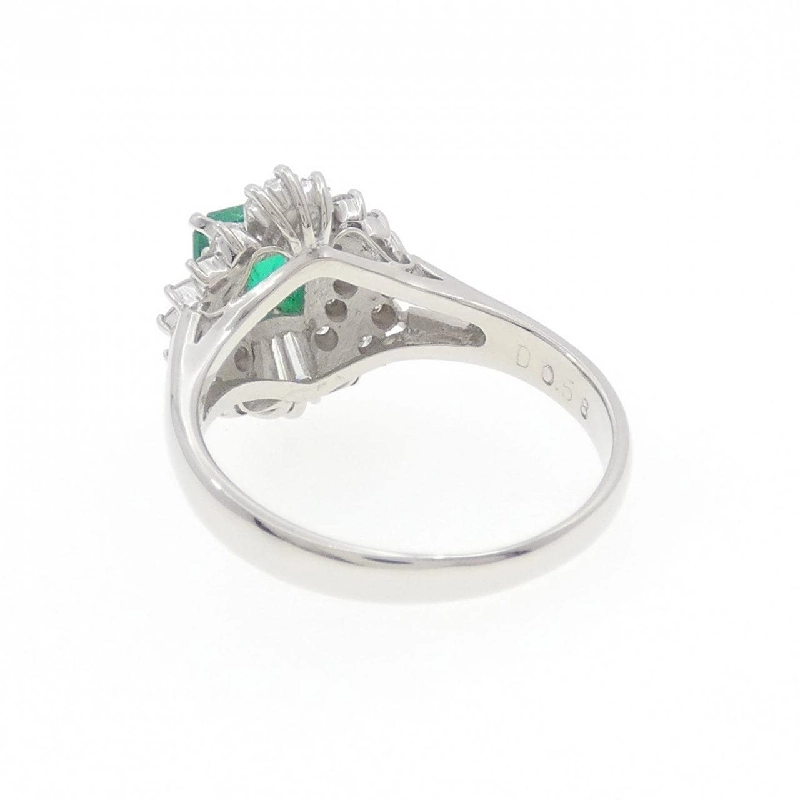 Nhẫn Emerald PT900 0.56CT - Hàng hiệu Authentic 855012