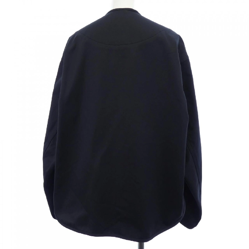 Áo khoác HERMES với chi tiết cưỡi ngựa 5E0163DQ áo khoác không cổ 632952