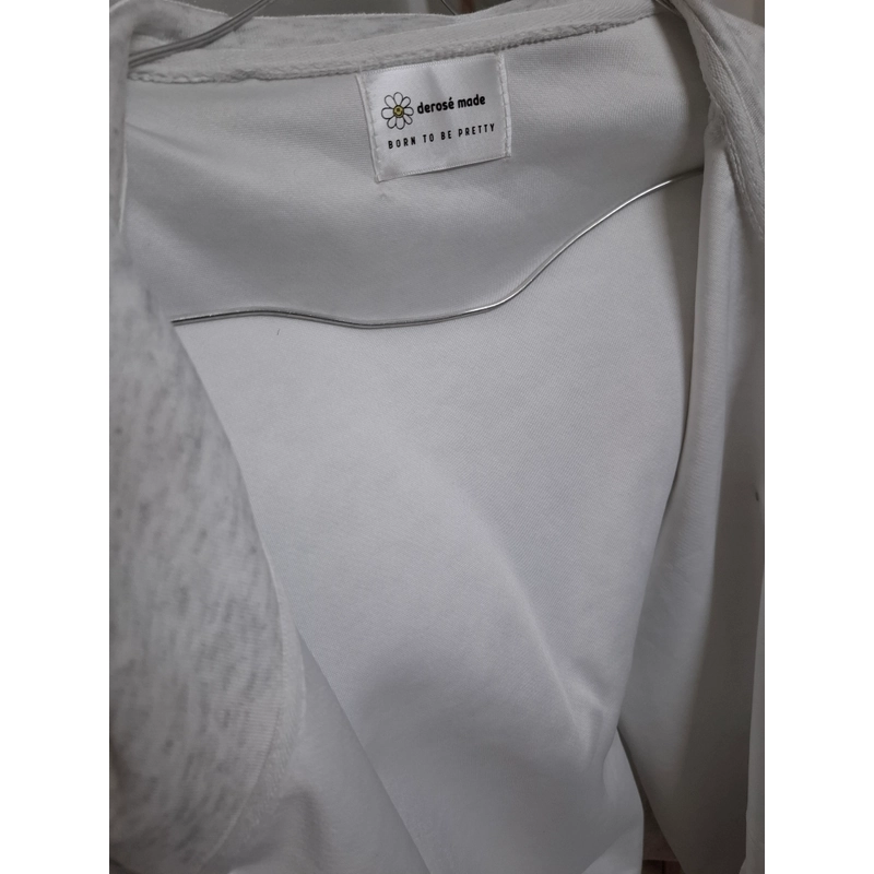ÁO KHOÁC HOODIE LỬNG XÁM TIÊU DEROSÉ SG 335862