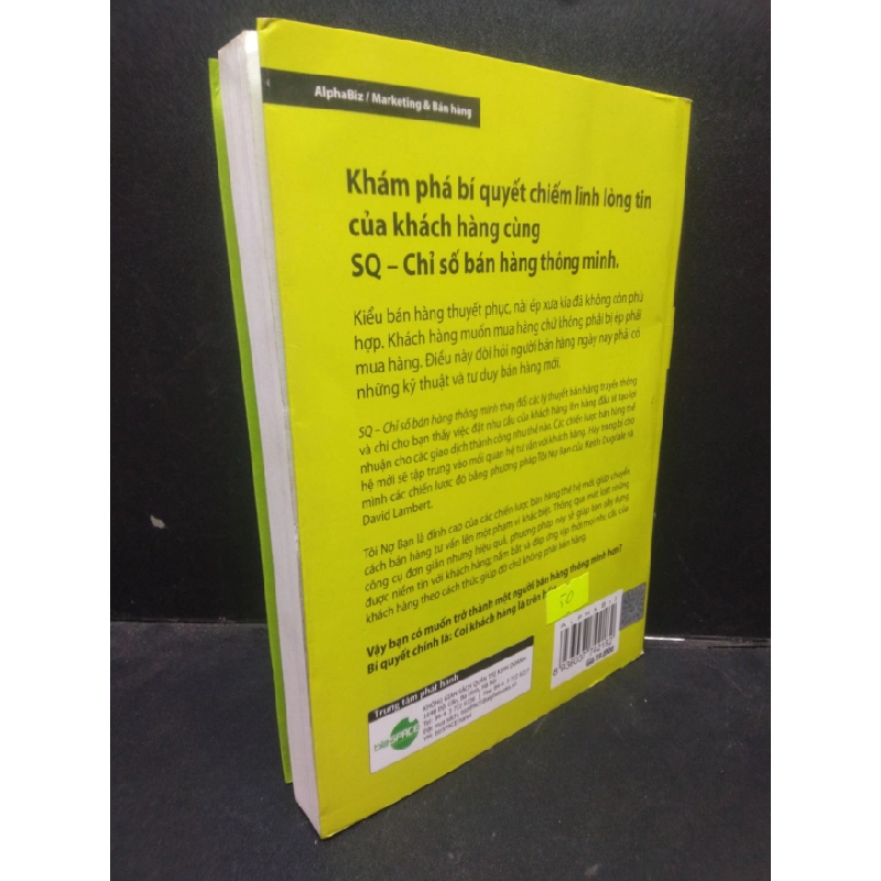 [Phiên Chợ Sách Cũ] SQ Chỉ số bán hàng thông minh David Lambert - Keith Dugdale 20092303 418971