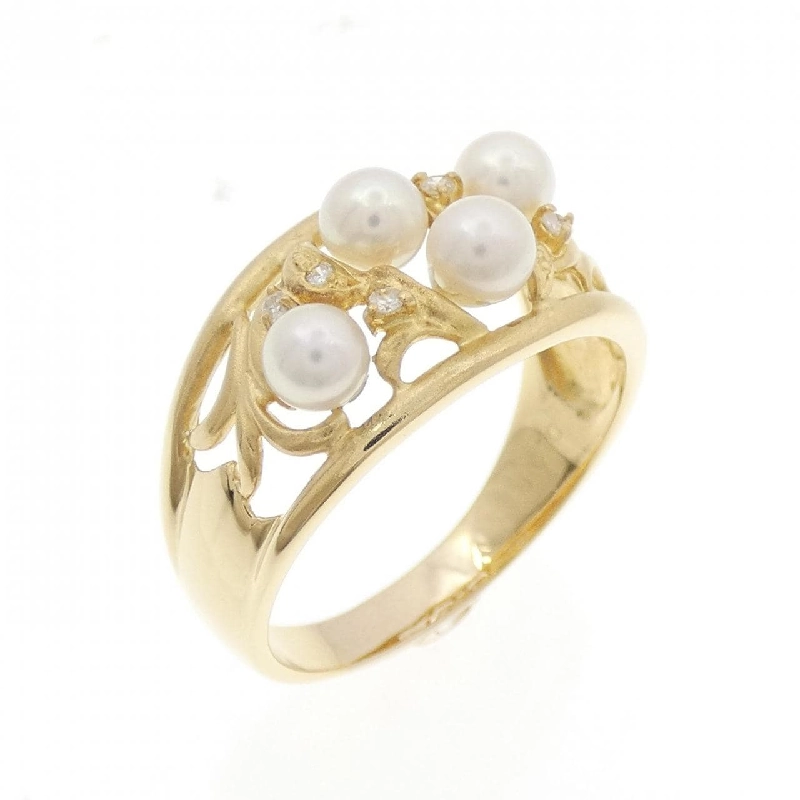 Nhẫn ngọc trai Akoya K18YG - Hàng hiệu Authentic 852120