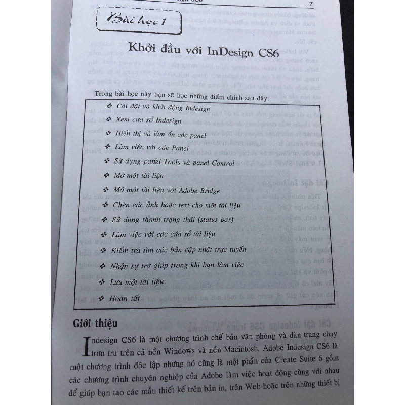 Hướng dẫn thực hành Adobe Indesign CS6 2011 mới 80% ố vàng nhẹ Ths Khải Hoàn HPB2307 KỸ NĂNG 916131