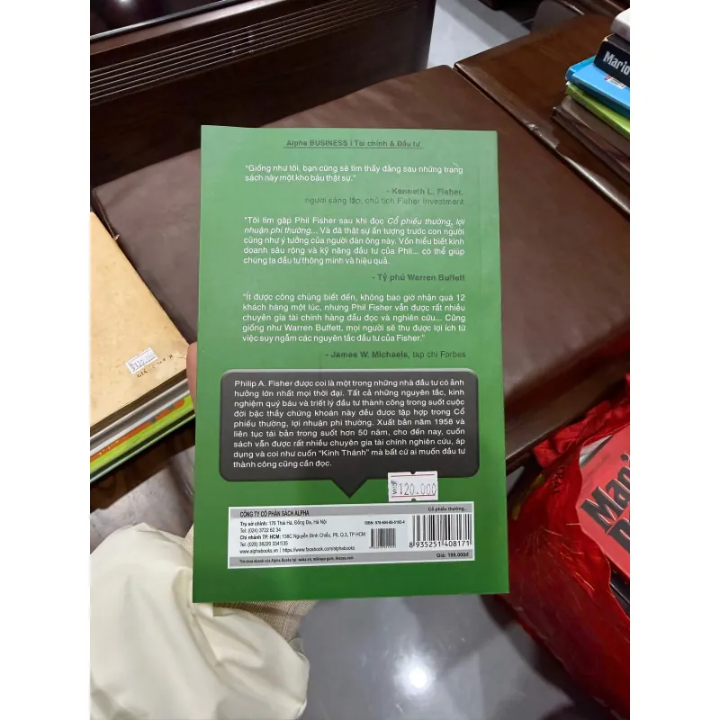 Cổ Phiếu Thường Lợi Nhuận Phi Thường – Philip A. Fisher - K3 1010308