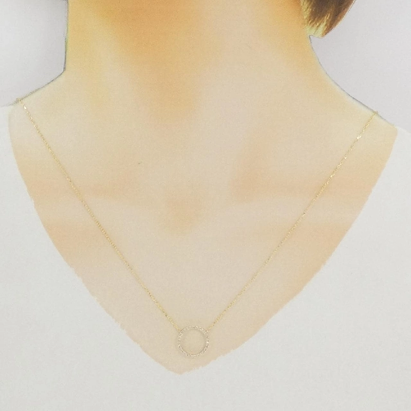 K10YG Dây chuyền kim cương 0.18CT - Hàng hiệu Chính hãng 847823