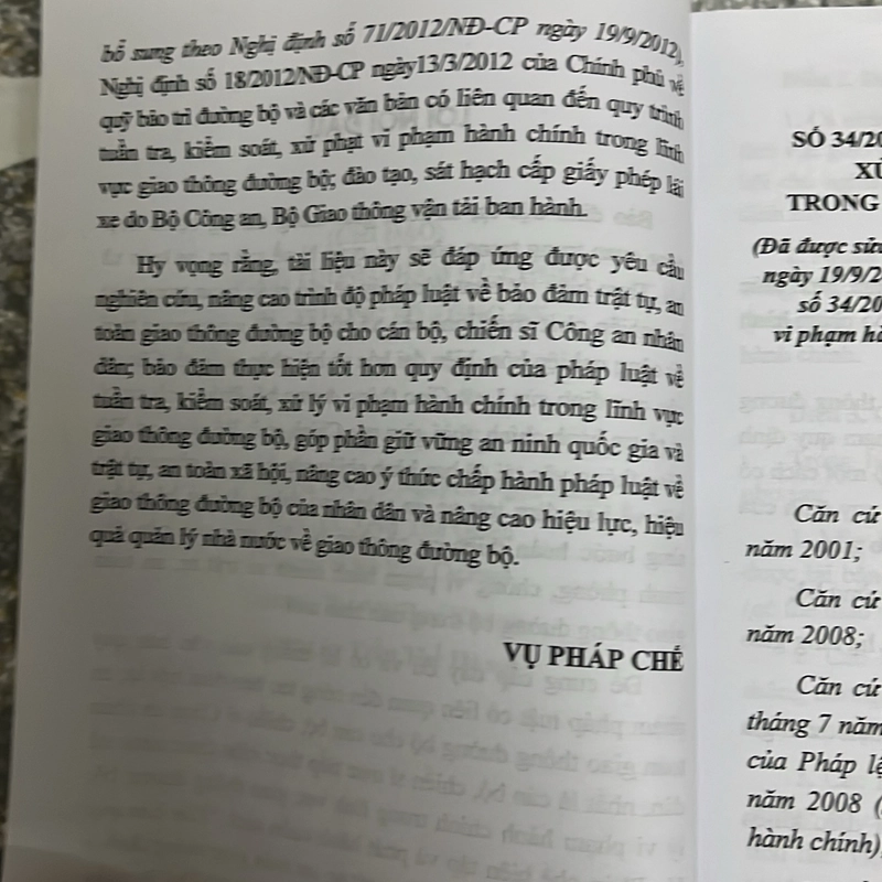 [luật] Pháp luật về đảm bảo trật tự, an toàn giao thông đường bộ  543059