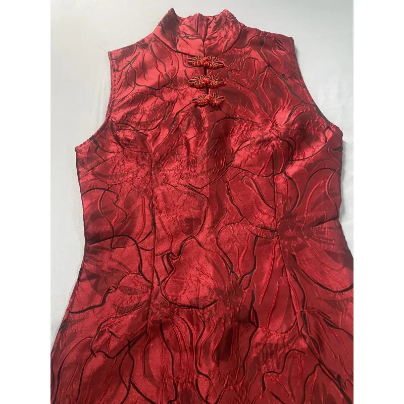 Váy đầm kiểu sườn xám dáng dài 1010880