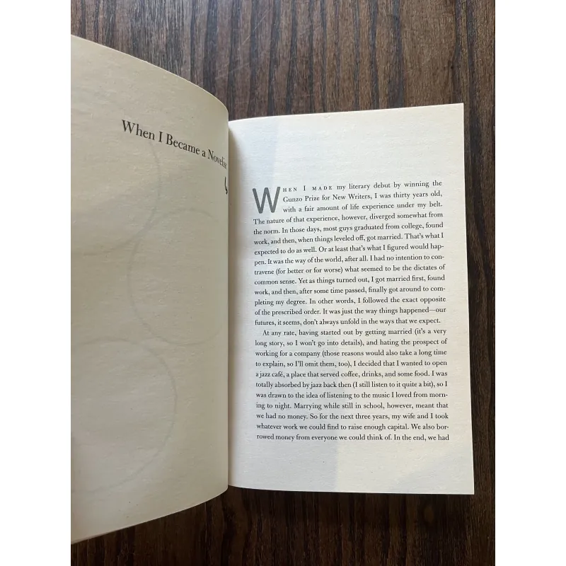 Novelist as a vocation - Haruki Murakami 993672