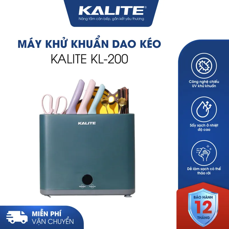 Máy Khử Khuẩn Dao Kéo KALITE KL-200 – Diệt Khuẩn 99%, An Toàn Cho Gia Đình 733147
