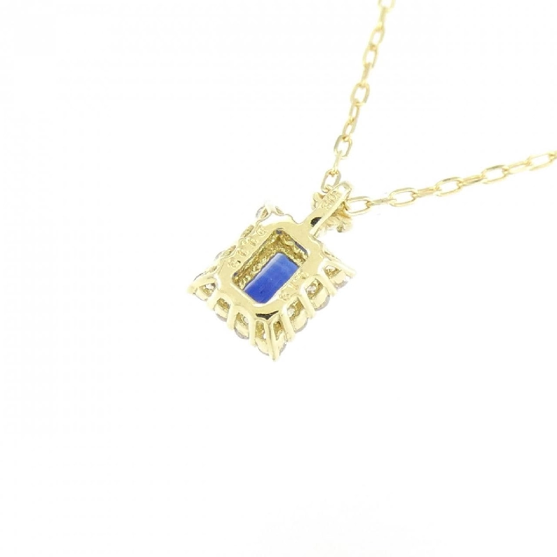 K18YG Sapphire Necklace 0.13CT - Hàng hiệu Authentic 861327