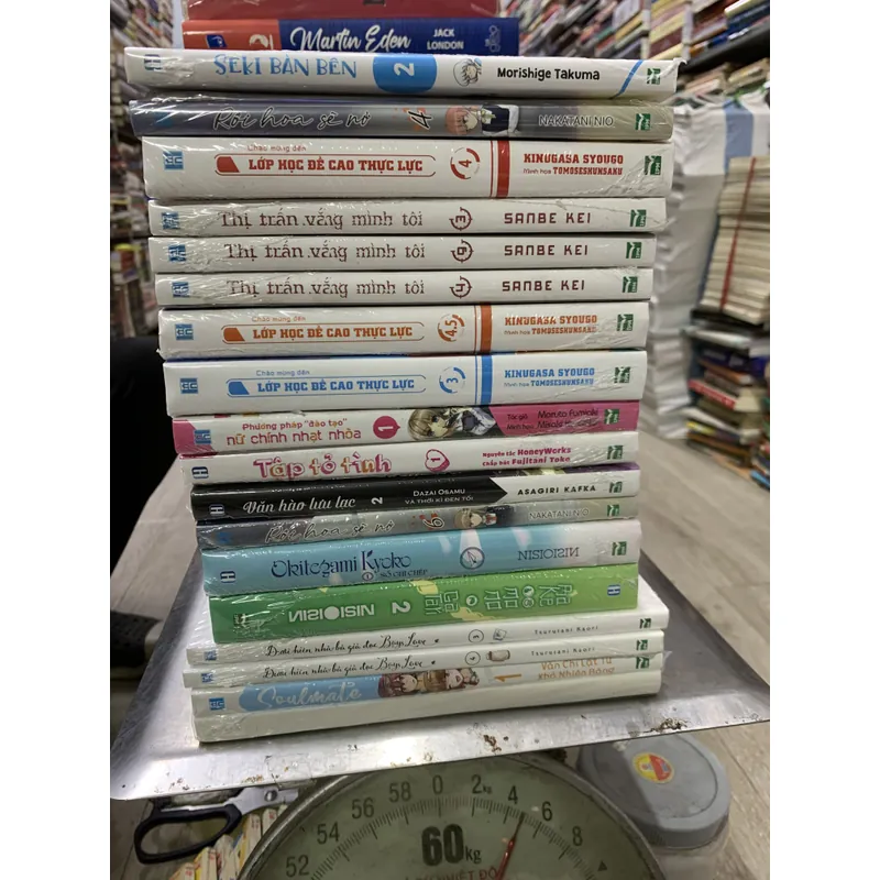 Combo 5kg sách decor. Tiểu thuyết manga và truyện tranh.  717757