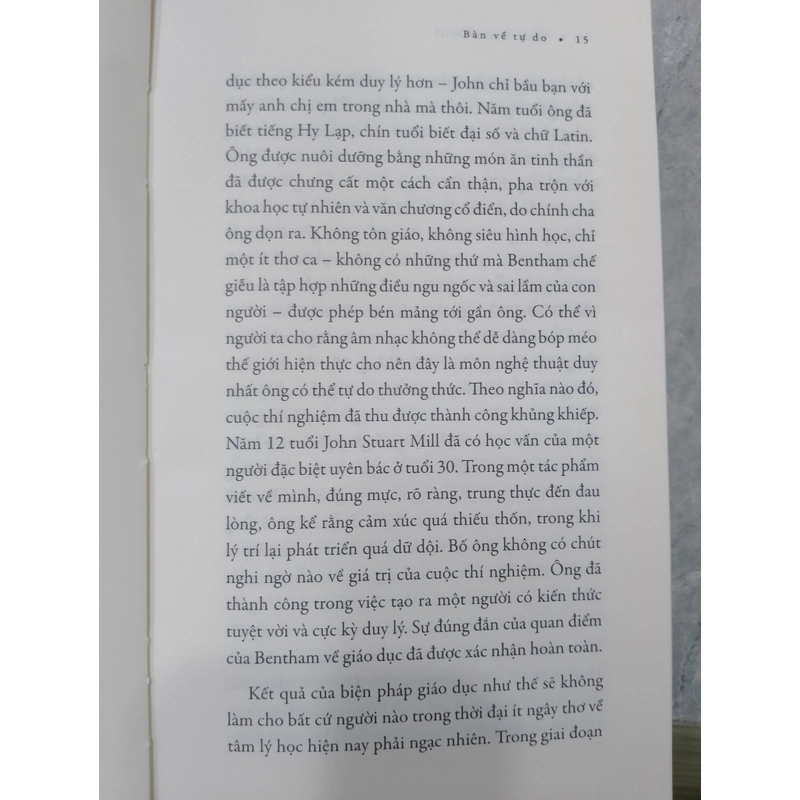 BÀN VỀ TỰ DO - JOHN STUART MILL
 527045