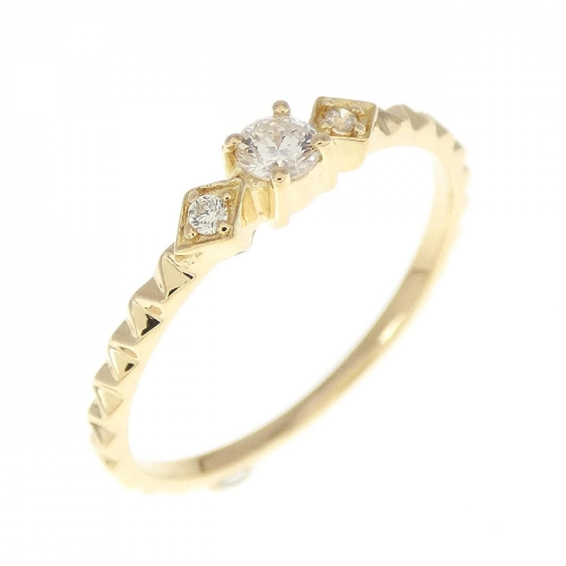 Nhẫn kim cương K18YG 0.10CT - Hàng hiệu Authentic 860437