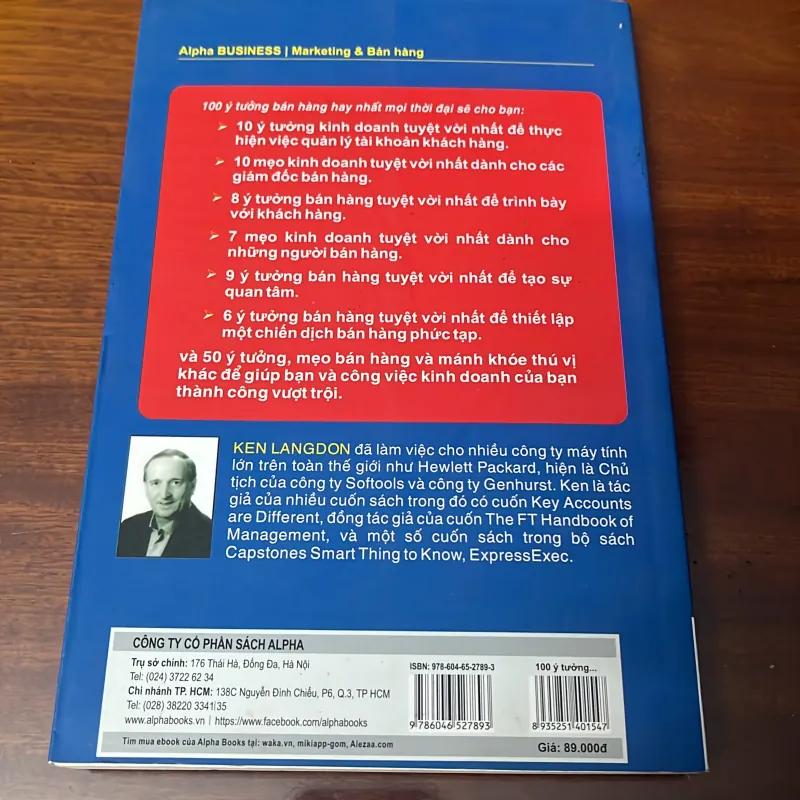 [kinh tế] 100 ý tưởng bán hàng hay nhất mọi thời đại - Ken Langdon 972517