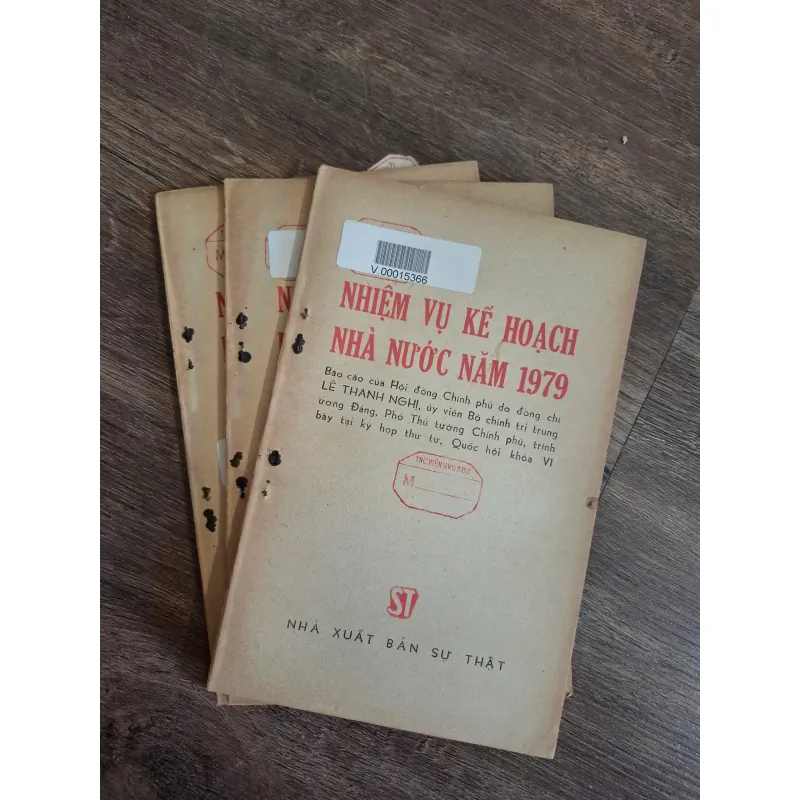 NHIỆM VỤ KẾ HOẠCH NHÀ NƯỚC NĂM 1979 - LÊ THANH NGHỊ (Báo cáo của Hội đồng Chính phủ) 719013