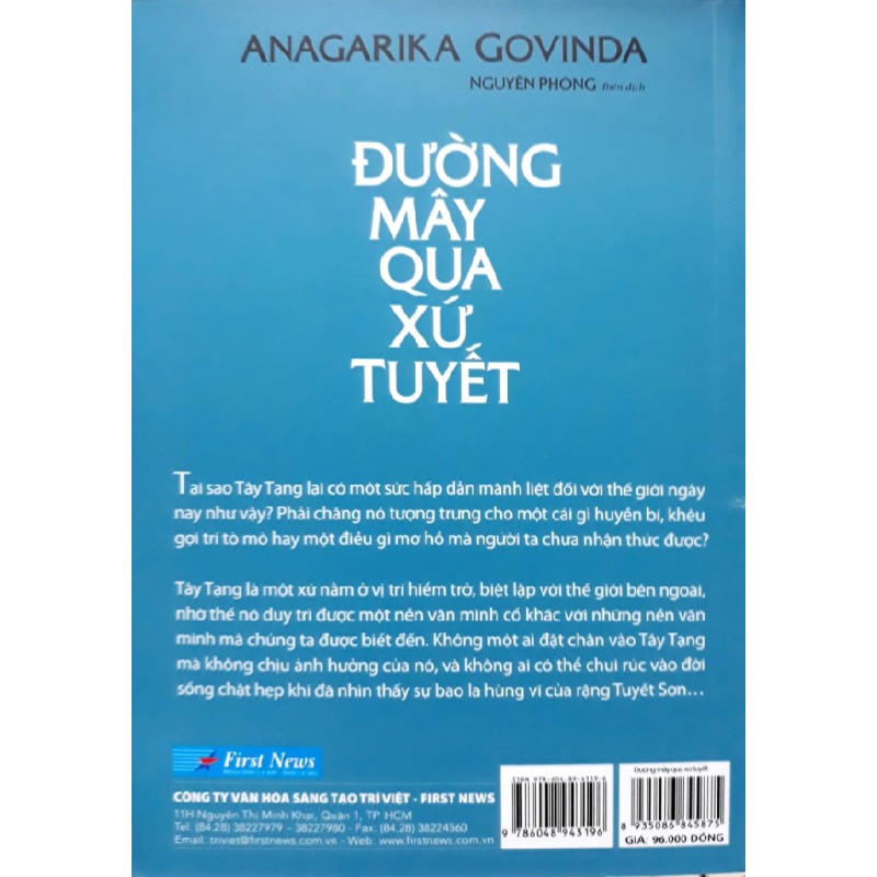 Đường Mây Qua Xứ Tuyết - Anagarika Govinda, Nguyên Phong 27924