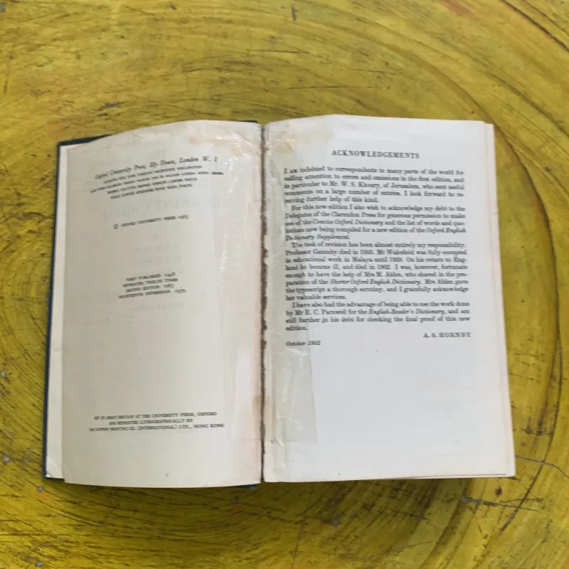 THE ADVANCED LEARNER’S DICTIONARY OF CURRENT ENGLISH SECOND EDITION  748156