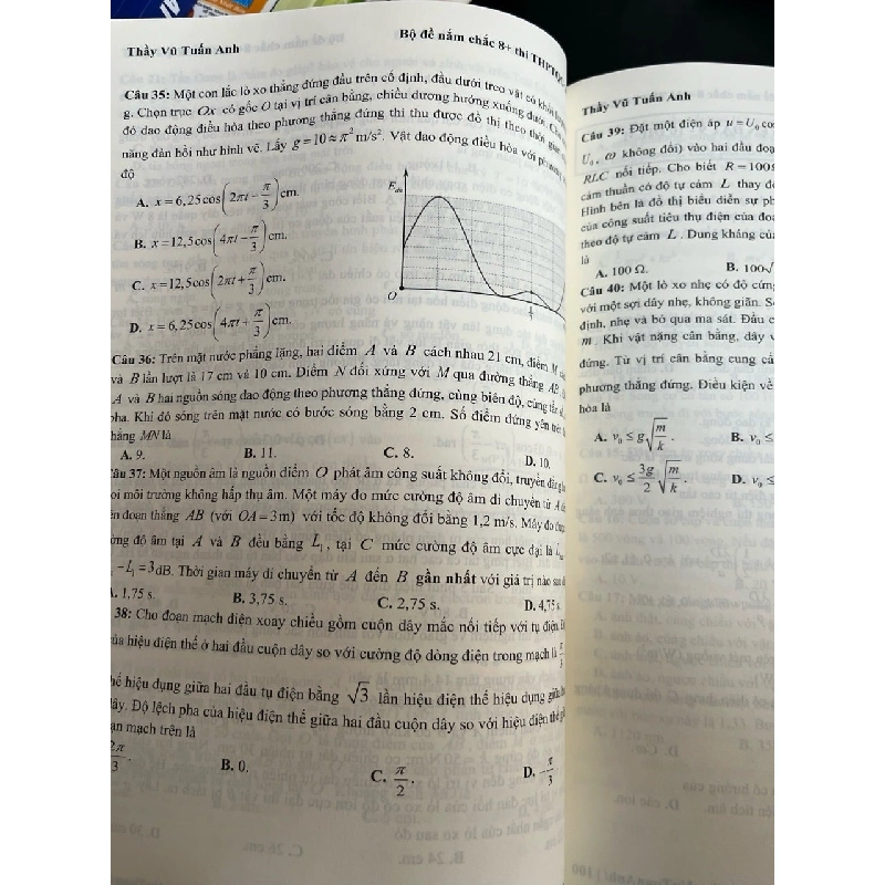 Bộ đề nắm chắc 8+ môn vật lý thi THPT QG - Vũ Tuấn Anh 777098