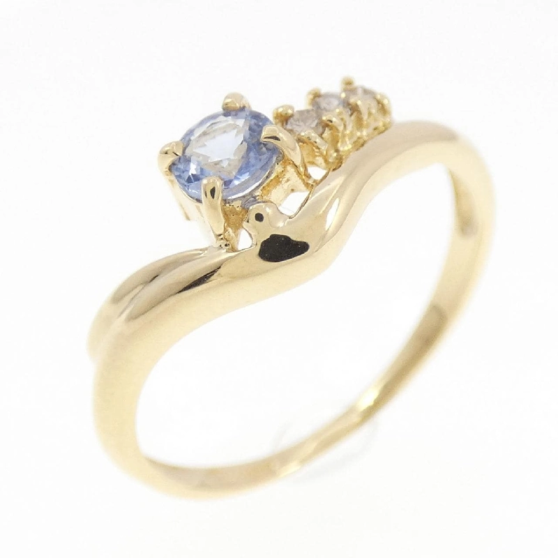 Nhẫn Sapphire K18YG - Hàng hiệu Chính hãng 850243