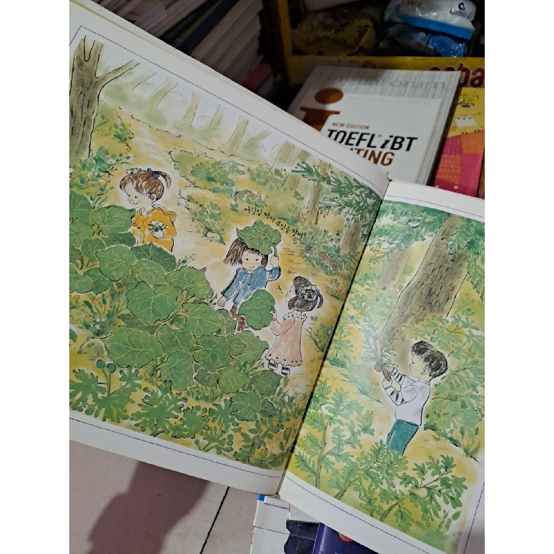 Truyện tranh tiếng hàn 4 cậu bé trong rừng mới 90% bìa cứng HCM0808 Sách ngoại văn 924770