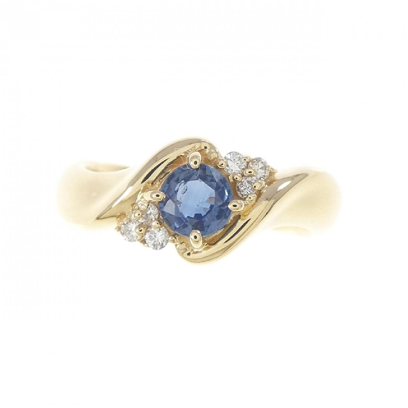 Nhẫn Sapphire K18YG 0.23CT - Hàng hiệu Chính hãng 852179