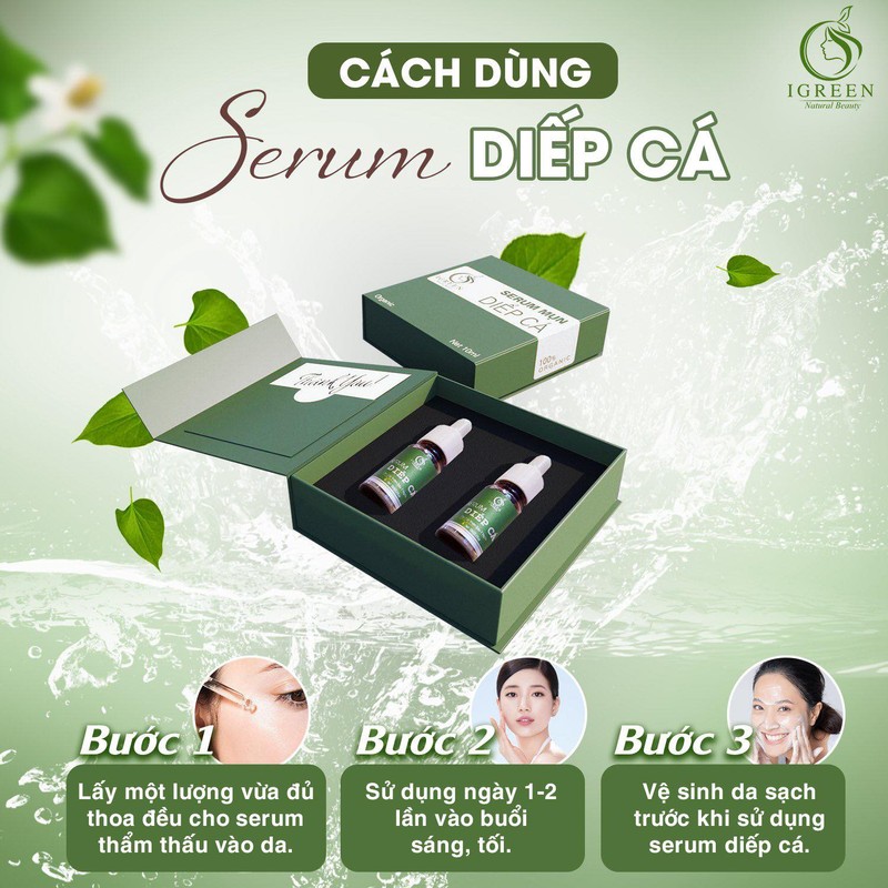 Serum diếp cá IGREEN dành cho da mụn (mẫu mới) 8231