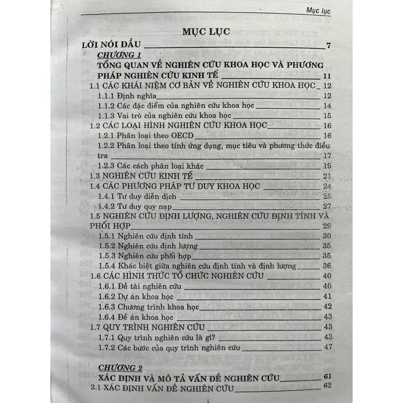 PHƯƠNG PHÁP NGHIÊN CỨU KINH TẾ KIẾN THỨC CƠ BẢN 702160