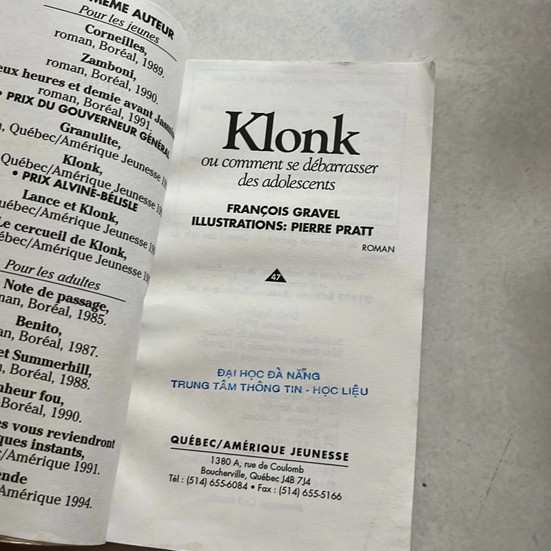 Klonk - Francois Gravel 509281