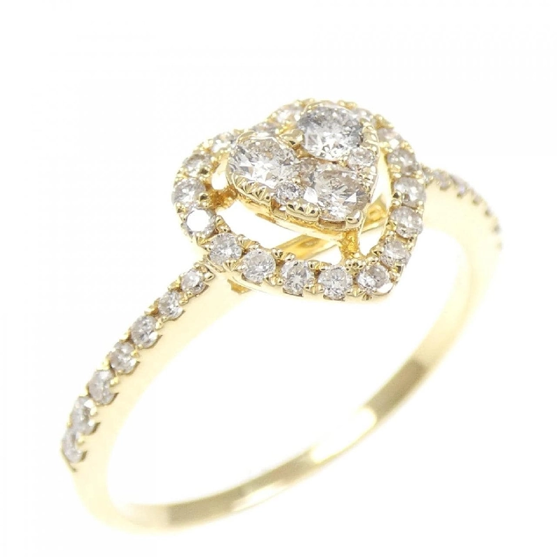 Nhẫn kim cương hình trái tim K18YG 0.40CT - Hàng hiệu chính hãng 853839